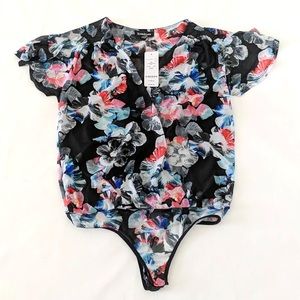 Bebe Floral bodysuit